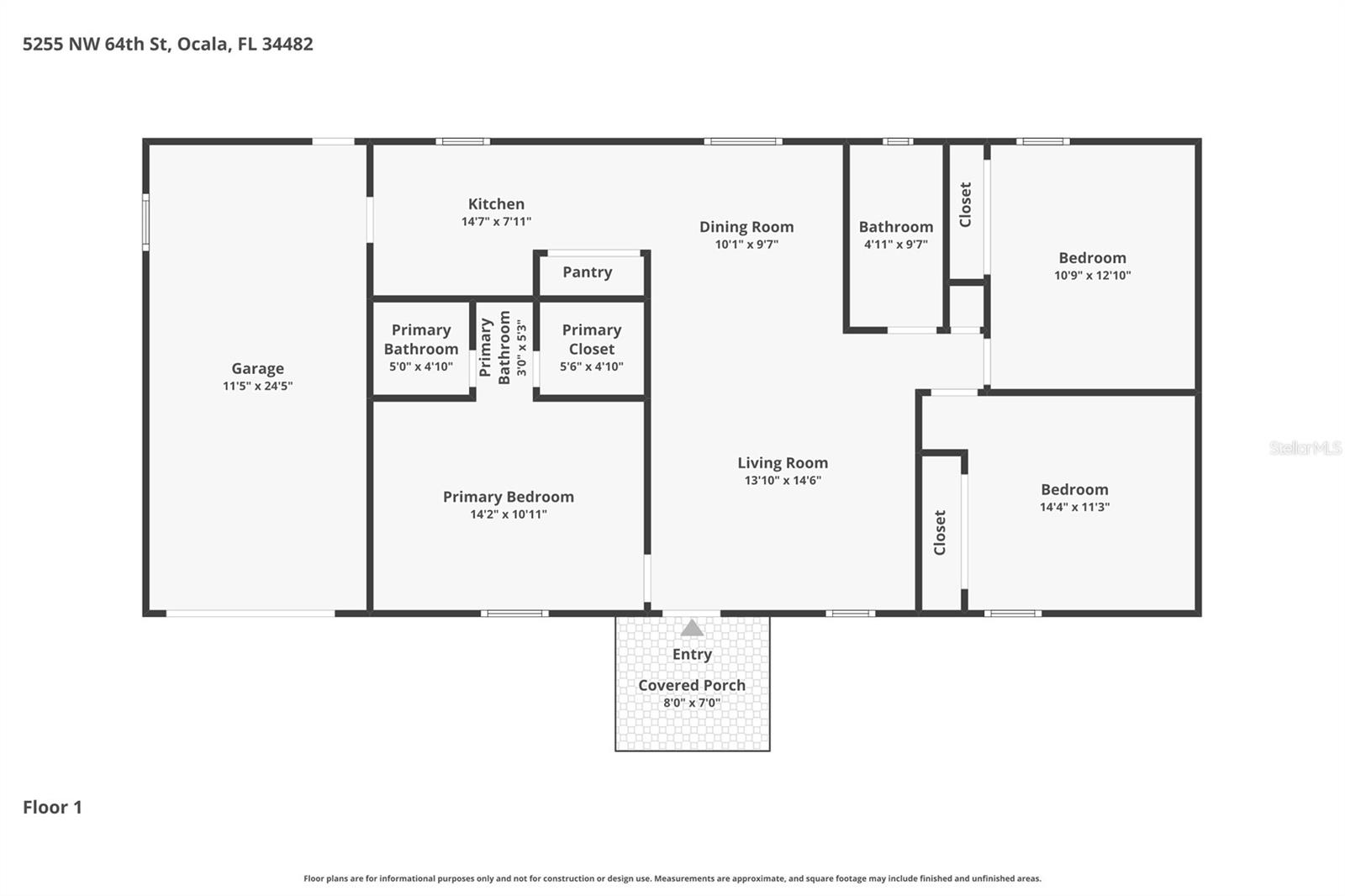 5255 NW 64 ST, OCALA, FL, 34482