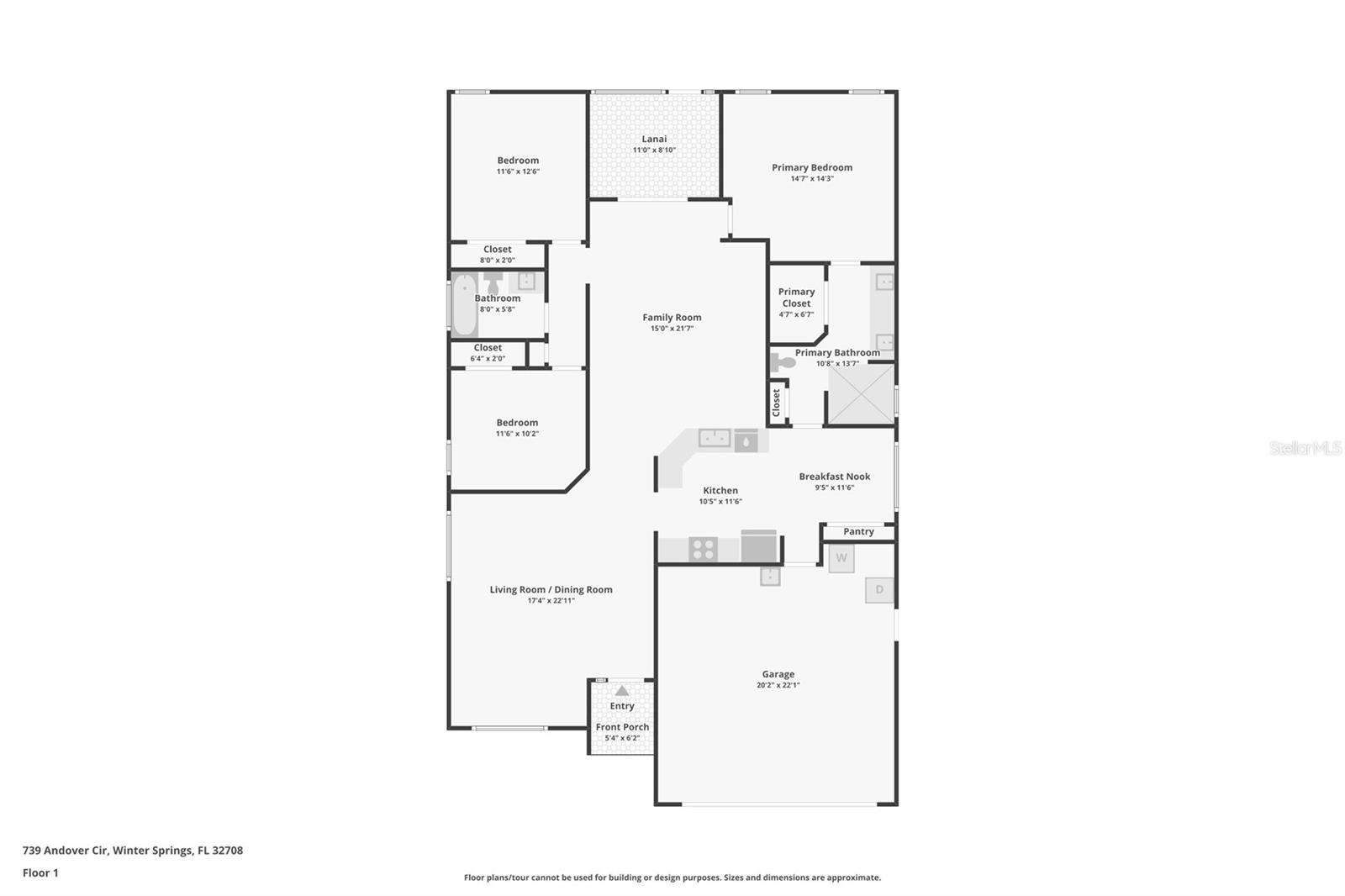 739 ANDOVER CIR, WINTER SPRINGS, FL, 32708