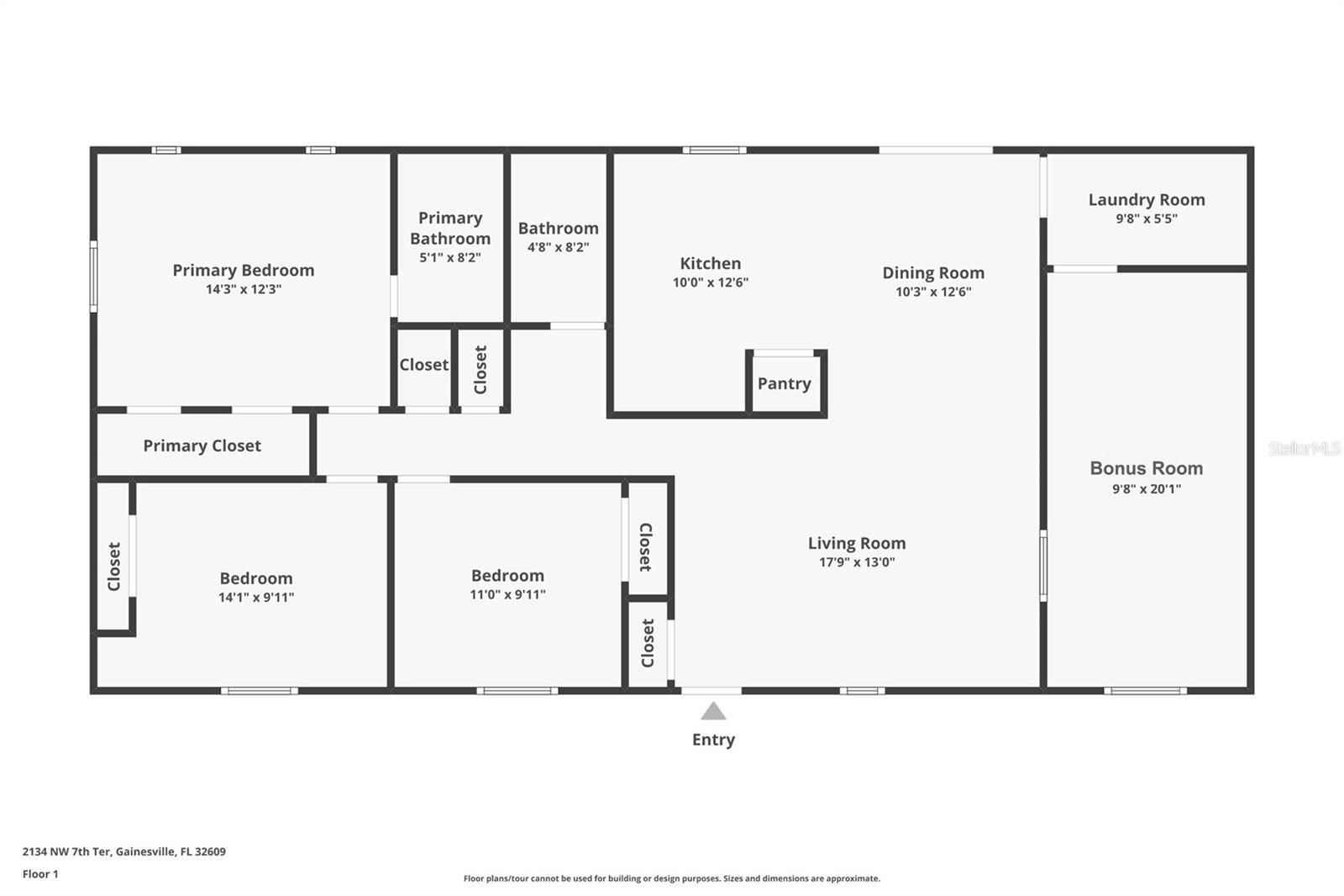 2134 NW 7TH TER, GAINESVILLE, FL, 32609