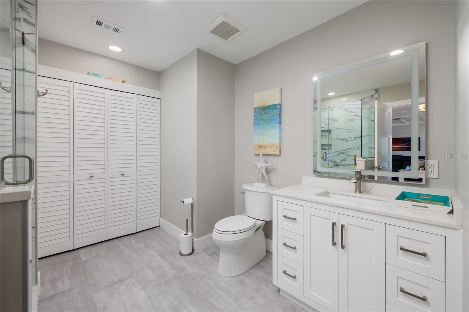 New 3rd bath with laundry