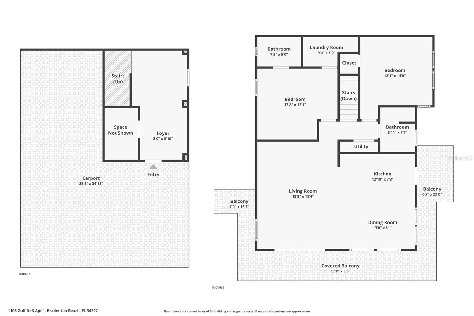 1105 GULF DR S #2, BRADENTON BEACH, FL, 34217