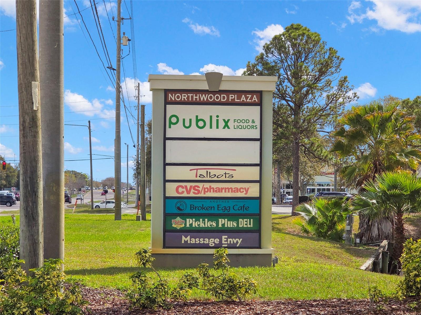 Right across the street from shopping and restaurants