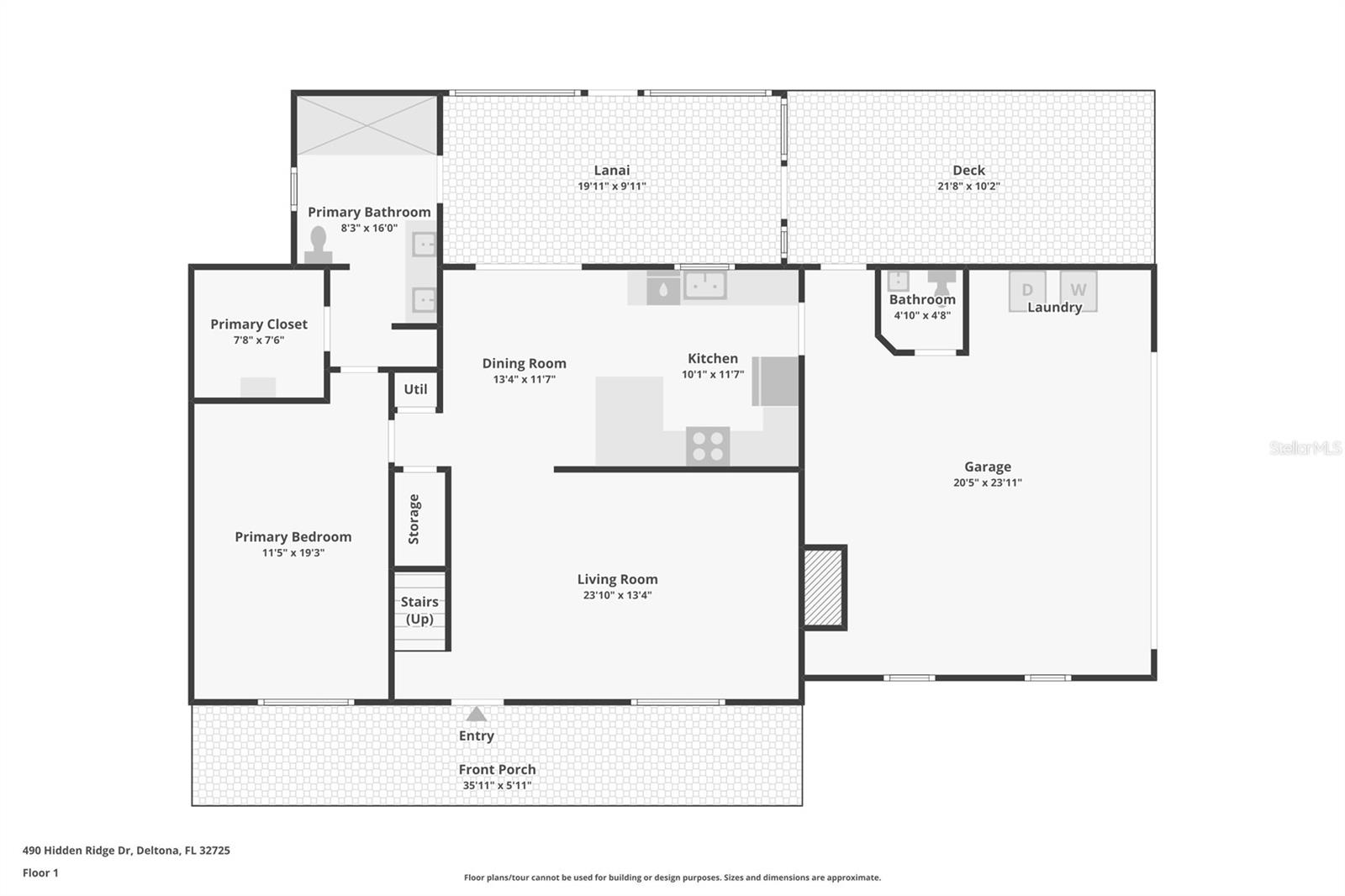 490 HIDDEN RIDGE DR, DELTONA, FL, 32725