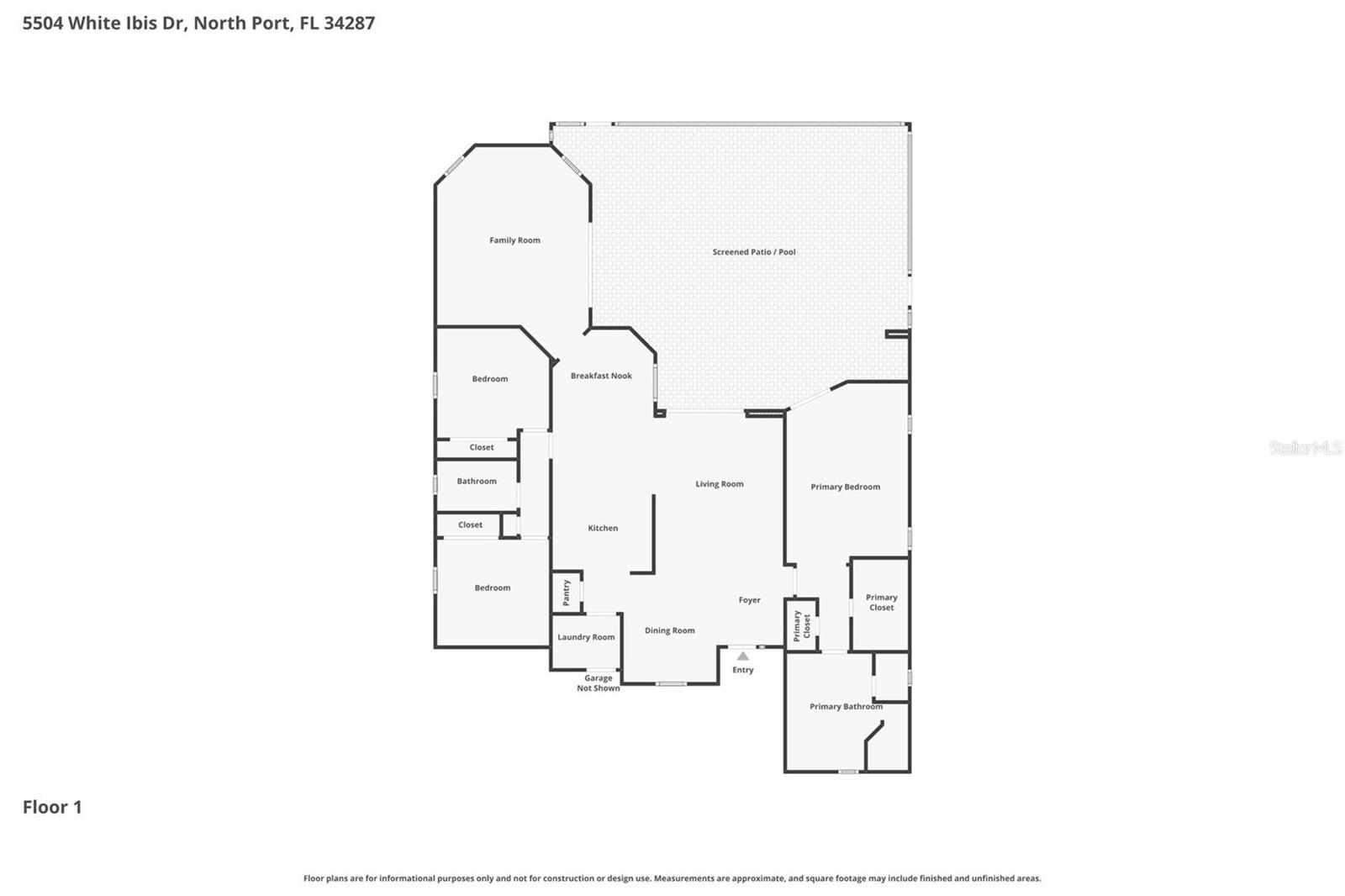 5504 WHITE IBIS DR, NORTH PORT, FL, 34287