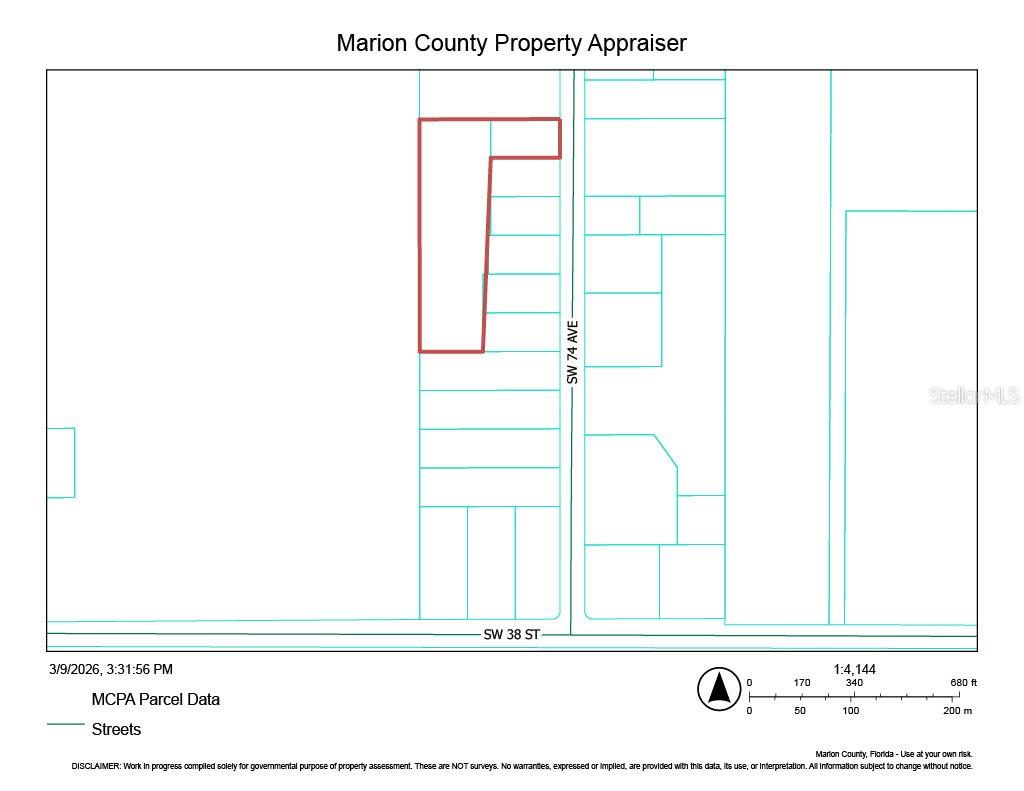 3398 SW 74TH AVE, OCALA, FL, 34474