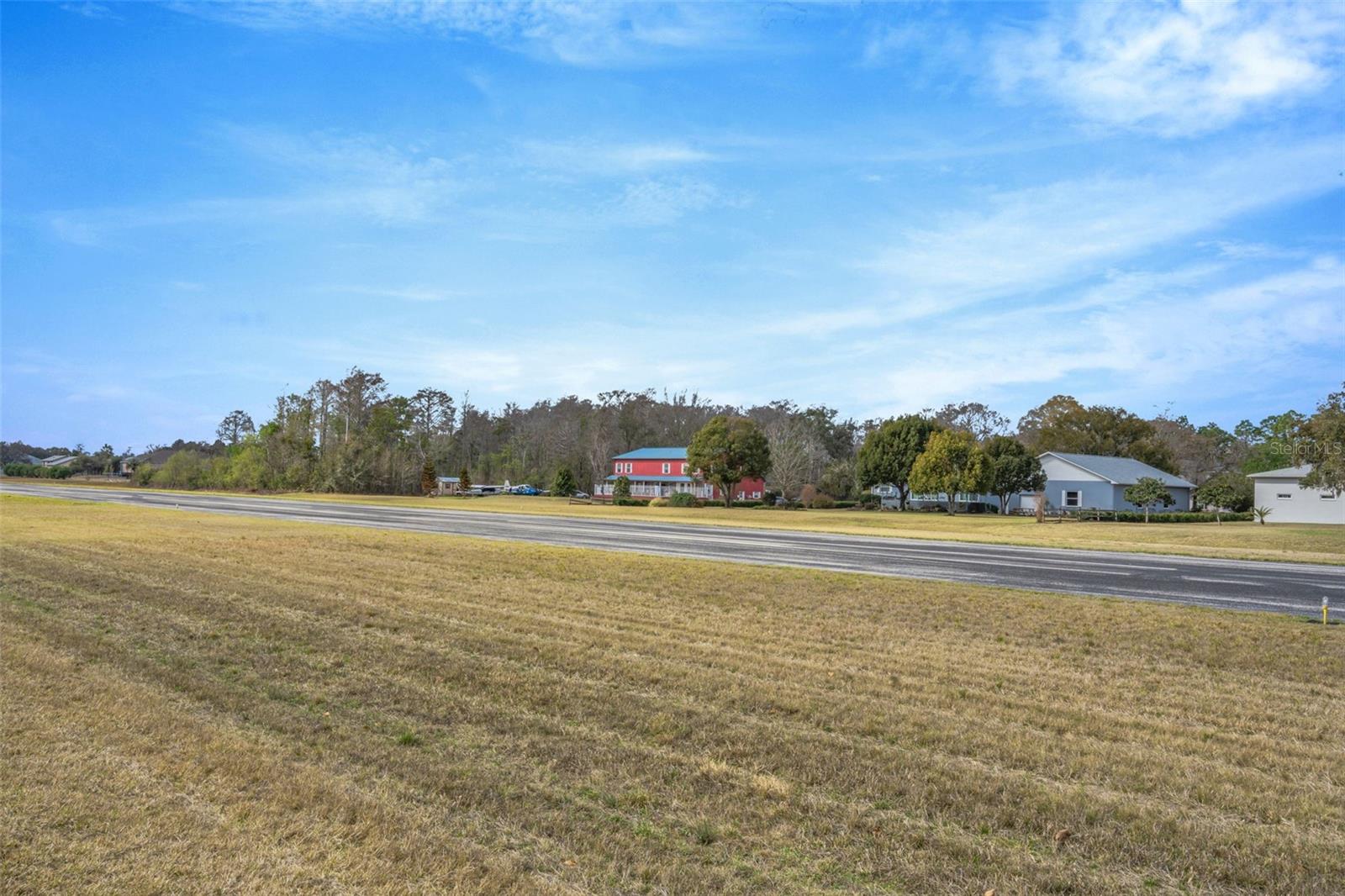 Runway View from Back Yard
