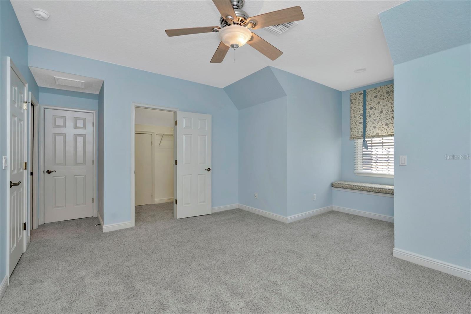 Bedroom 4 with large walk-in closet.
