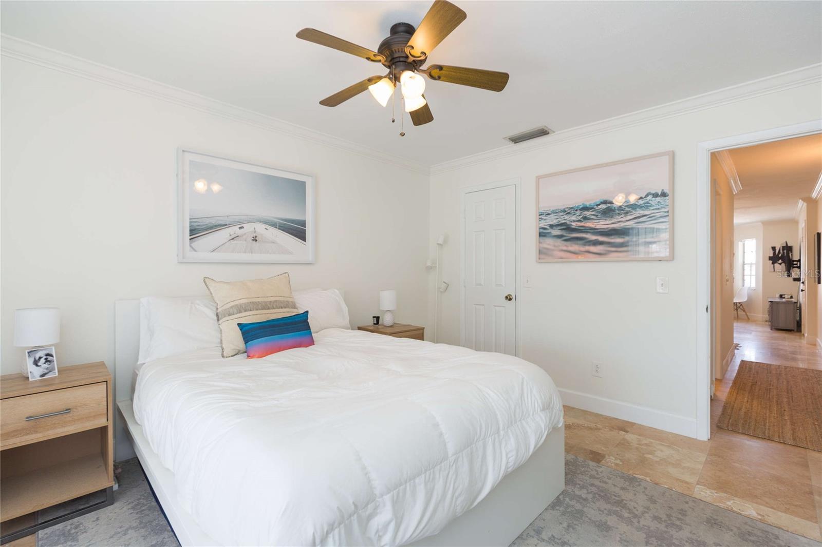 Bedroom, Closet Door, & Hallway