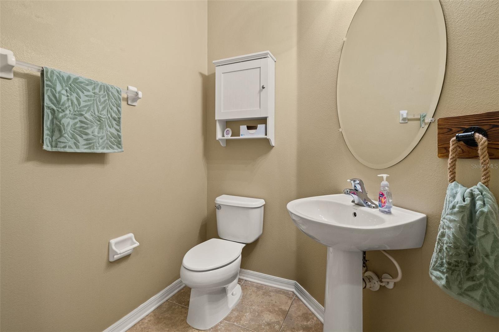 Downstairs half bath