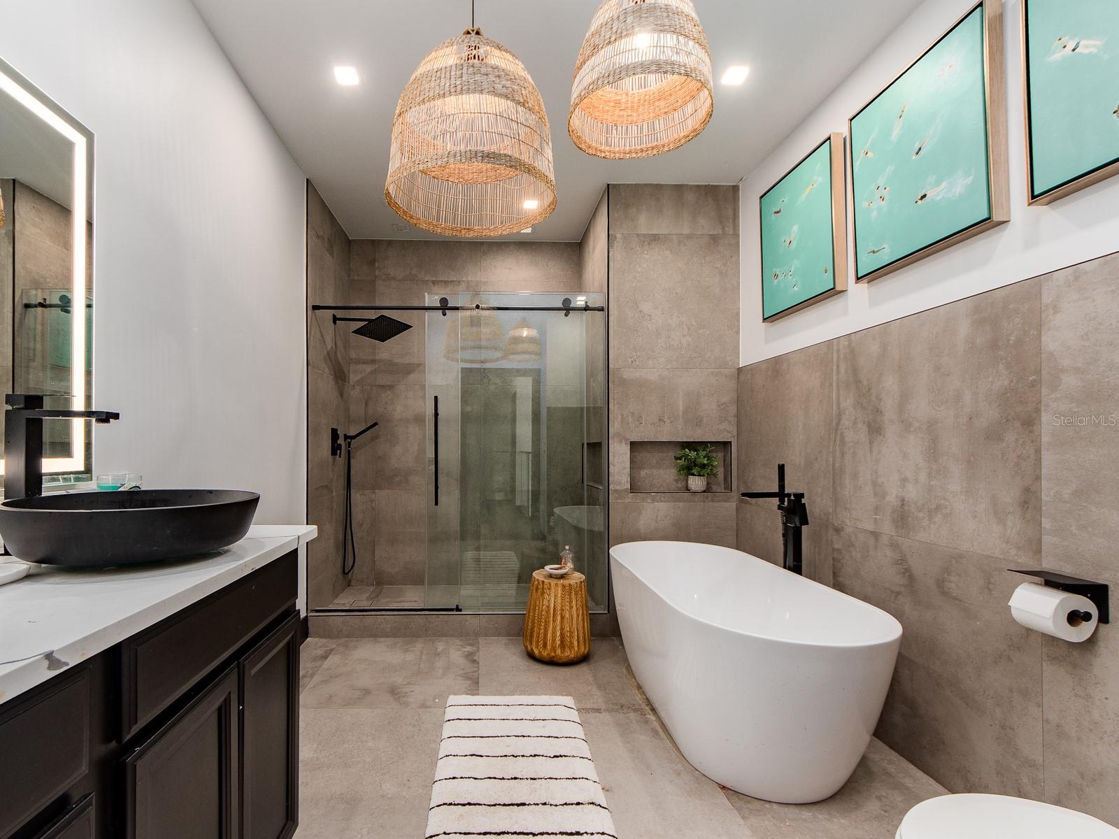 Bathroom with Freestanding Tub