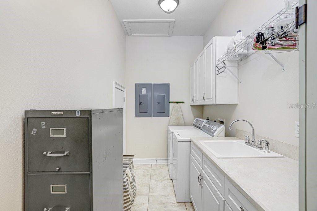 Large laundry room