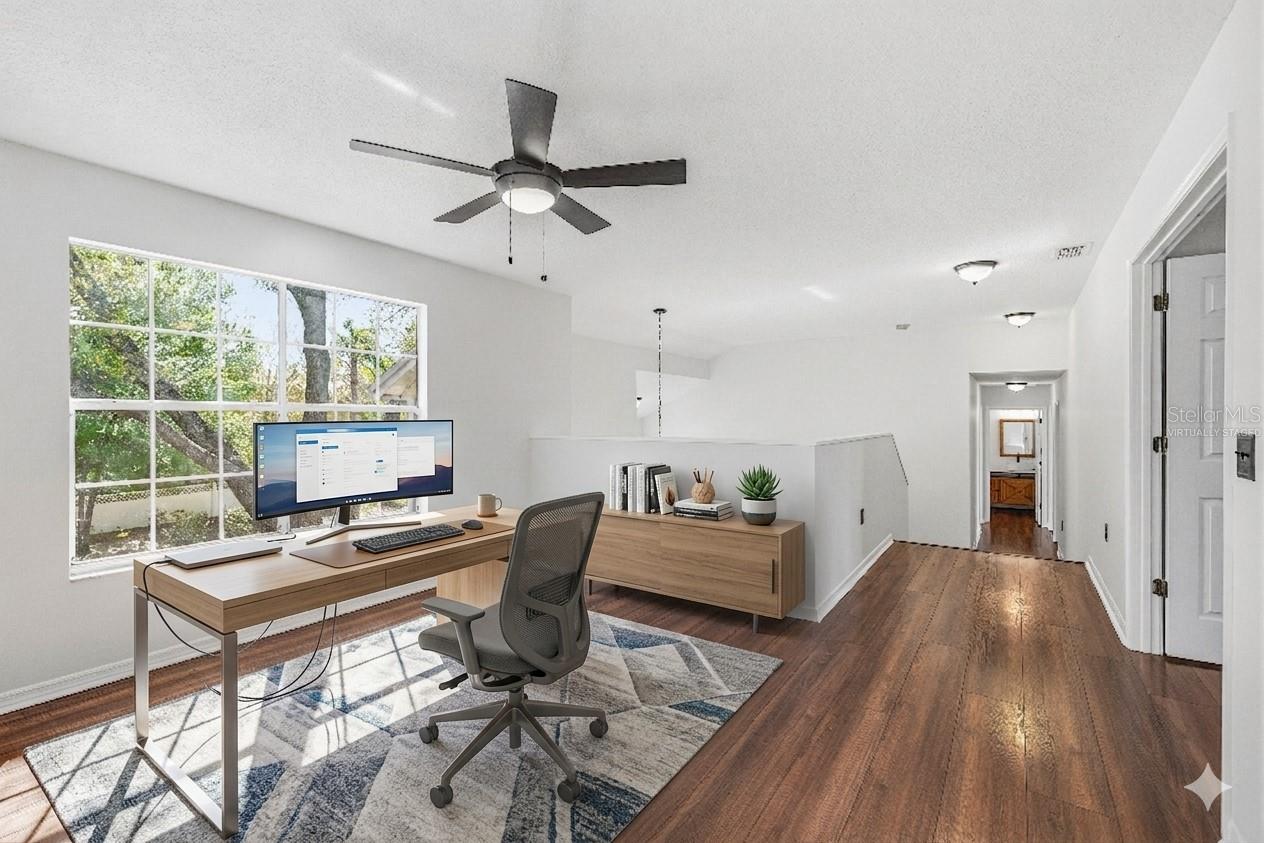 Loft/Den - Virtually Staged