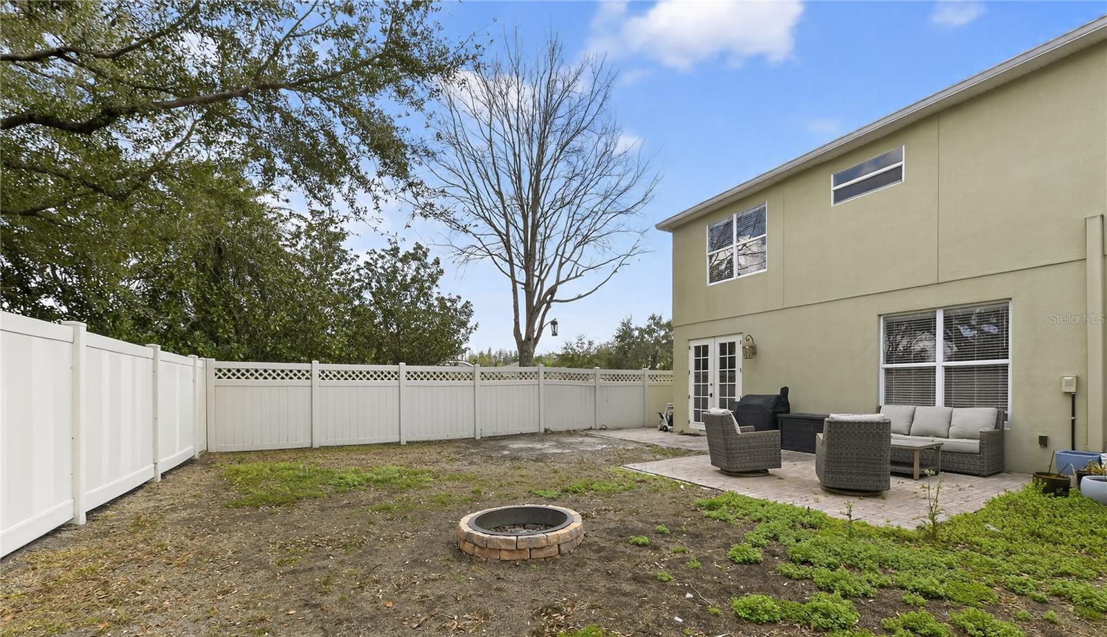 FENCED BACK YARD