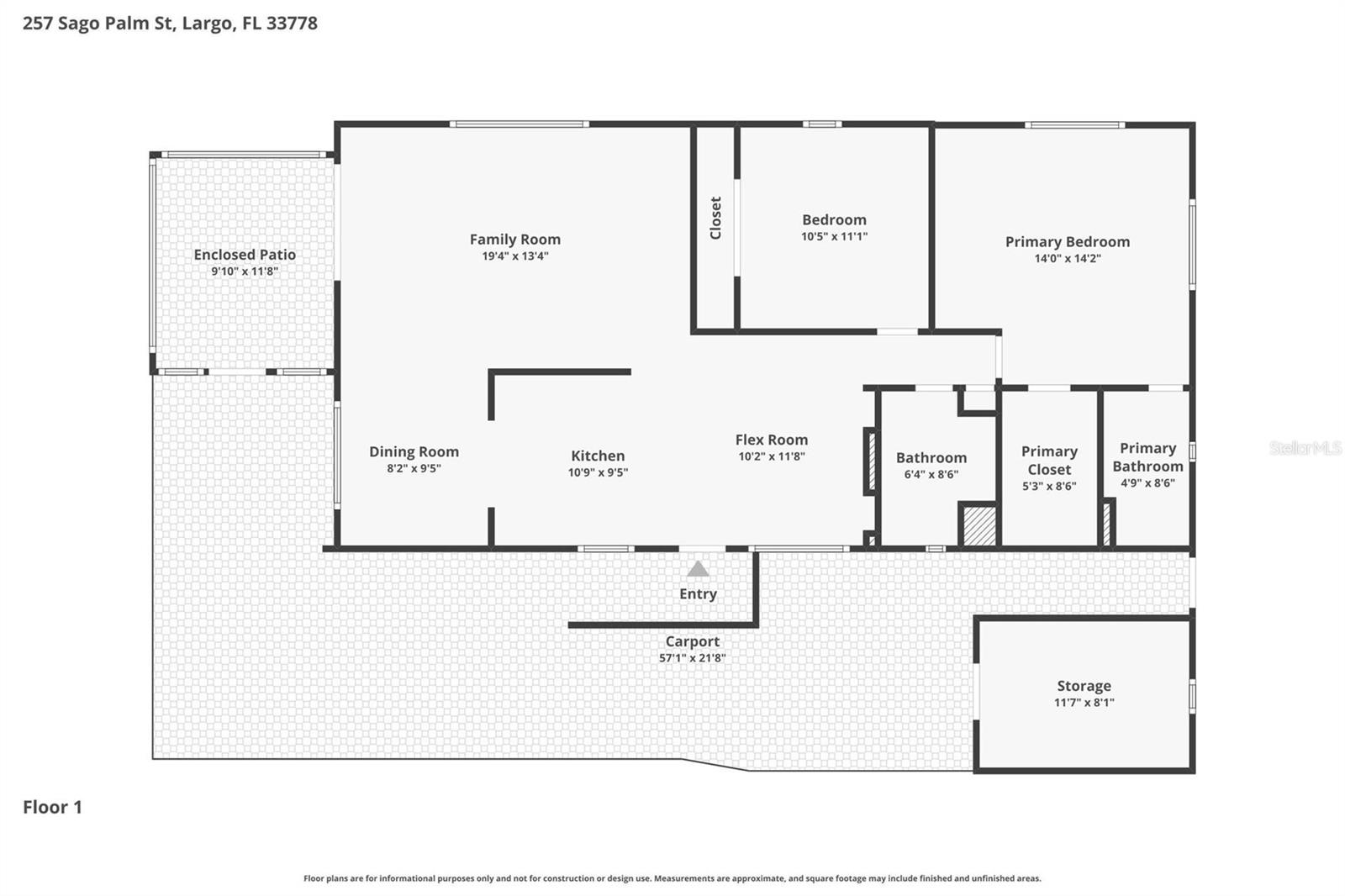 257 SAGO PALM ST, LARGO, FL, 33778