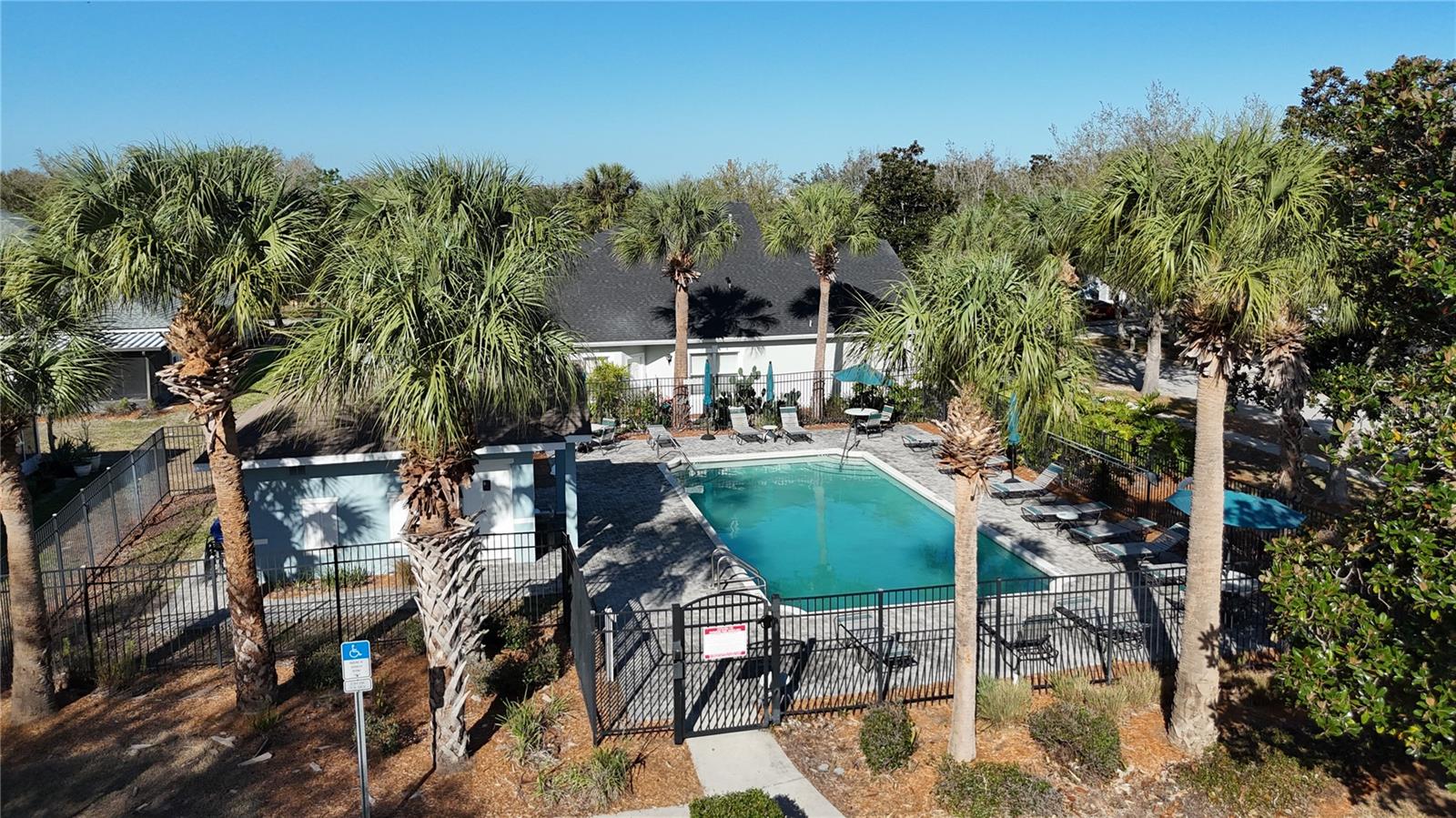 Steps from your door, extra pool for this part of the community.