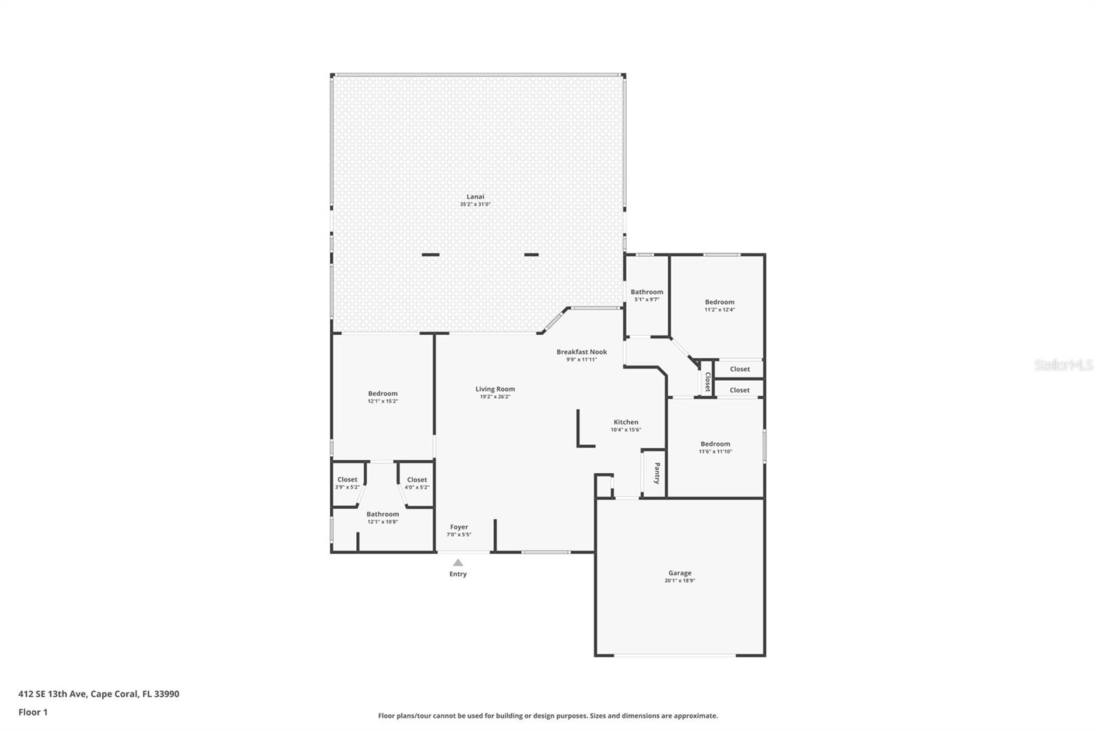 412 SE 13TH AVE, CAPE CORAL, FL, 33990