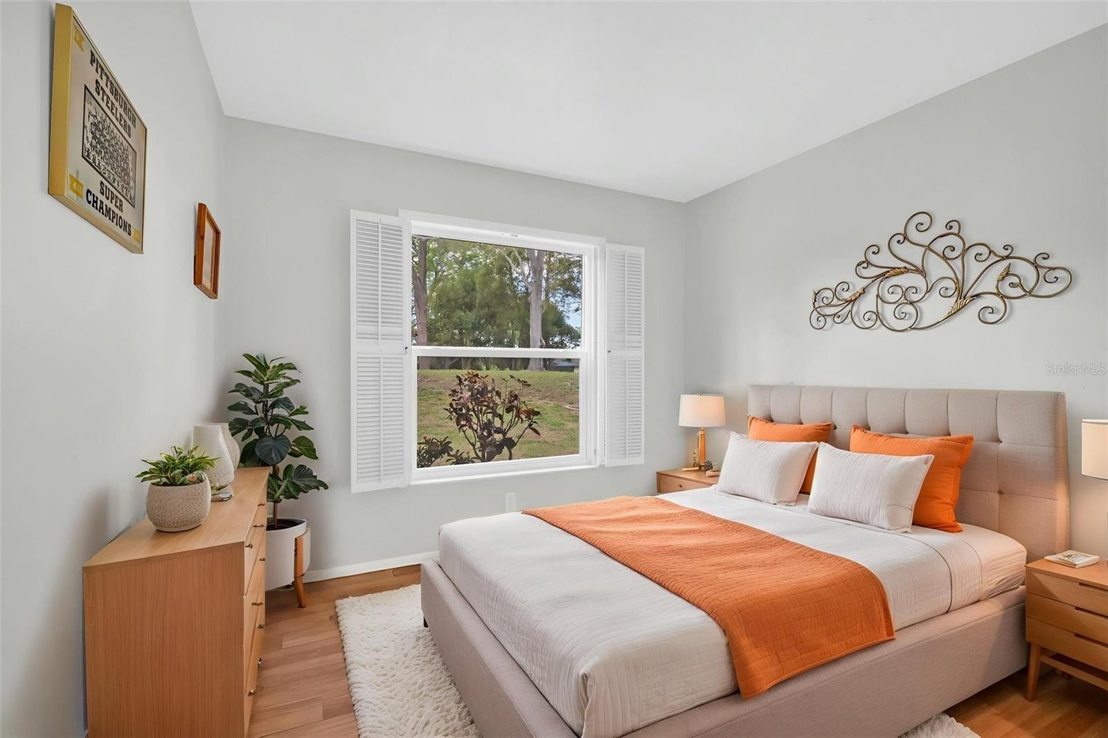 2nd guest suite privately tucked at the rear of the home~