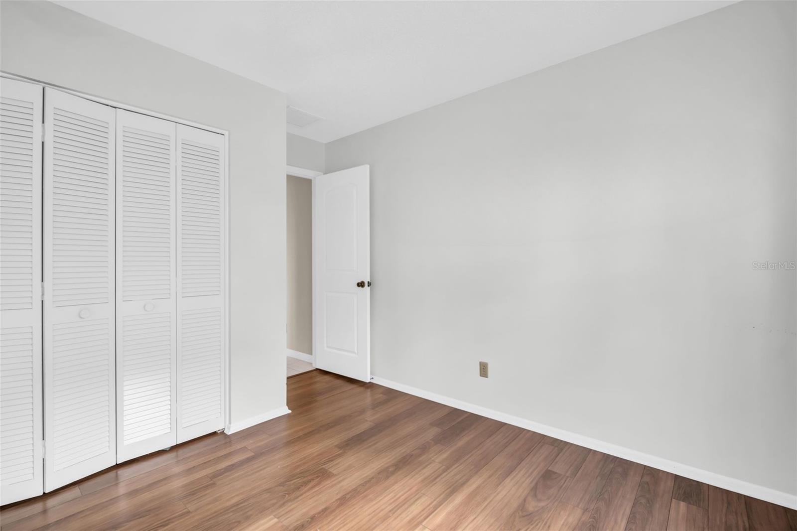 Large built-in closet and conveniently located by the hall bath~