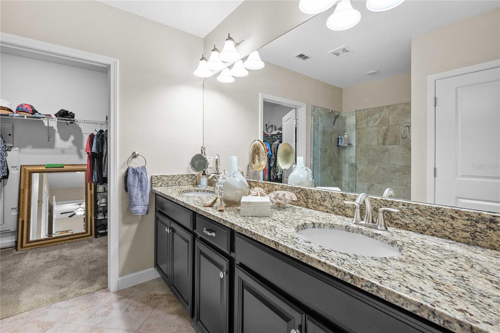 Owners Bath with dual sinks