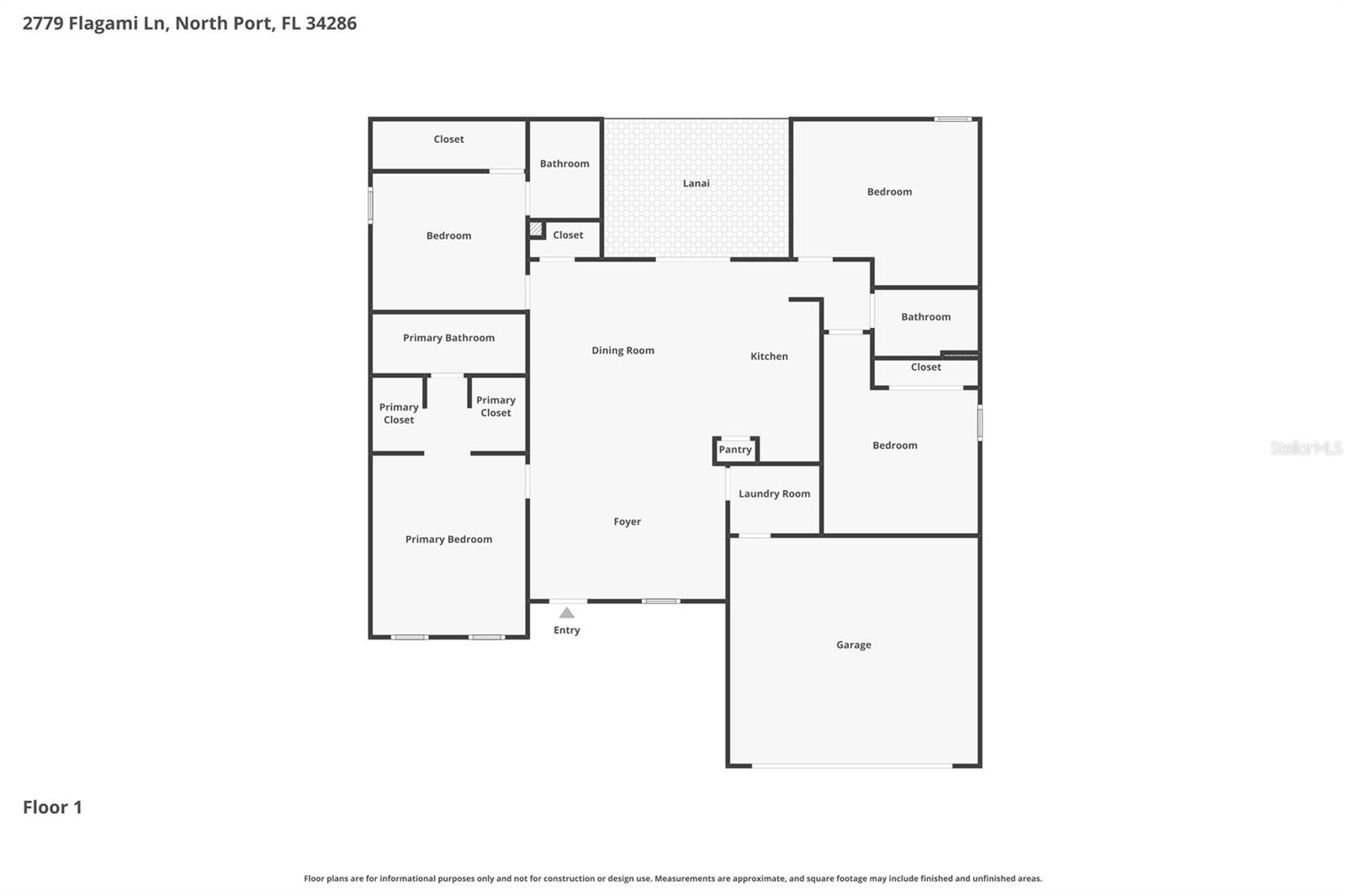 2779 FLAGAMI LN, NORTH PORT, FL, 34286
