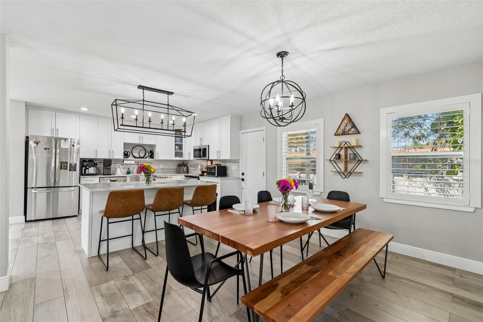 Dining Area into Kithen