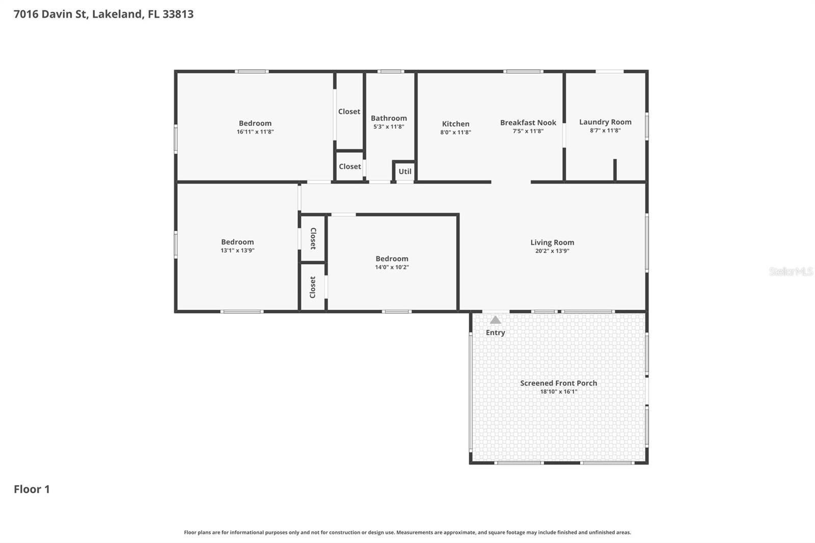 7016 DAVIN ST, LAKELAND, FL, 33813