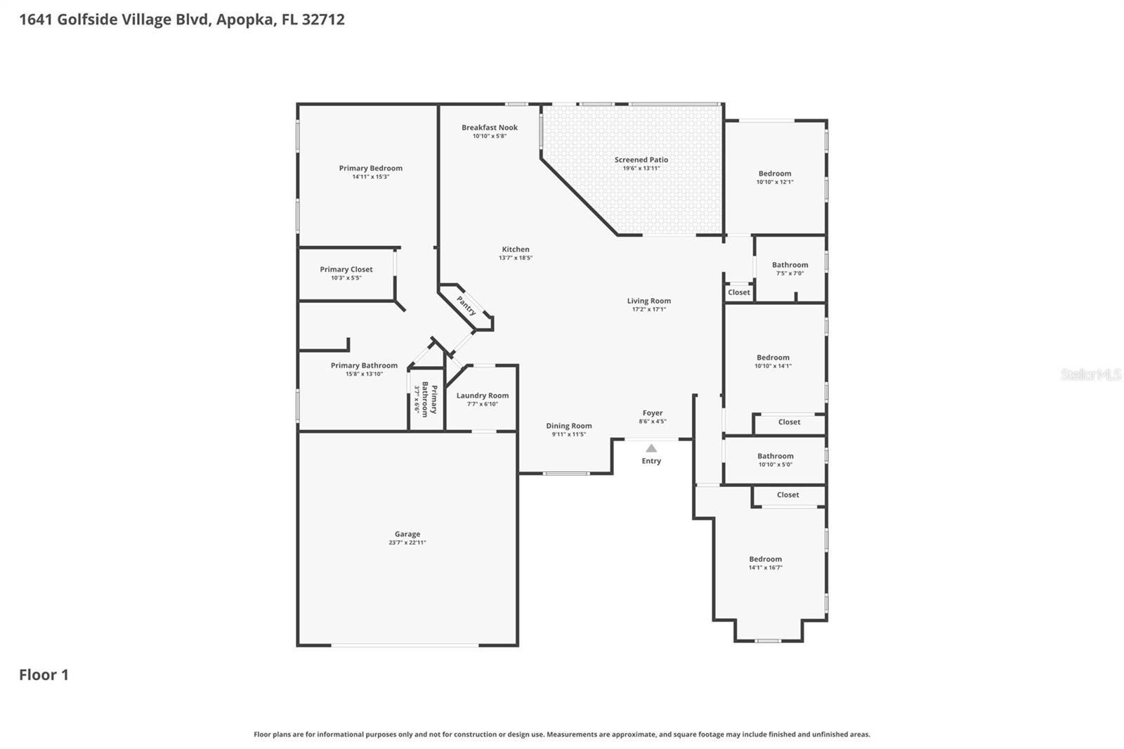 1641 GOLFSIDE VILLAGE BLVD, APOPKA, FL, 32712