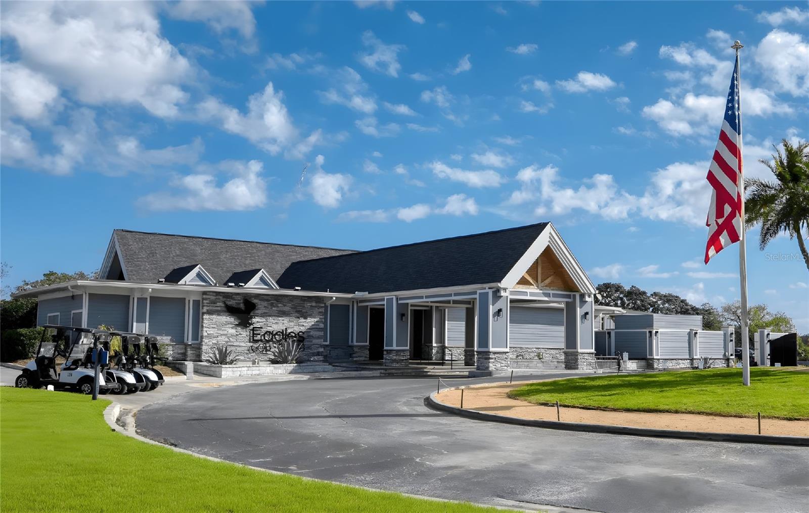 Clubhouse and 2 18 hole golf courses!