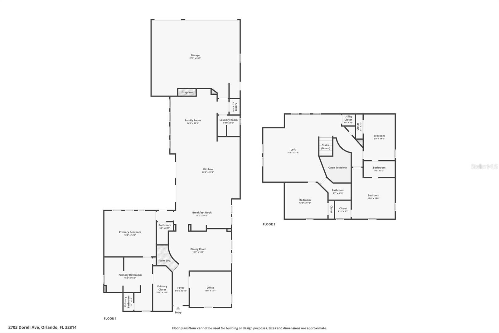 2703 DORELL AVE, ORLANDO, FL, 32814