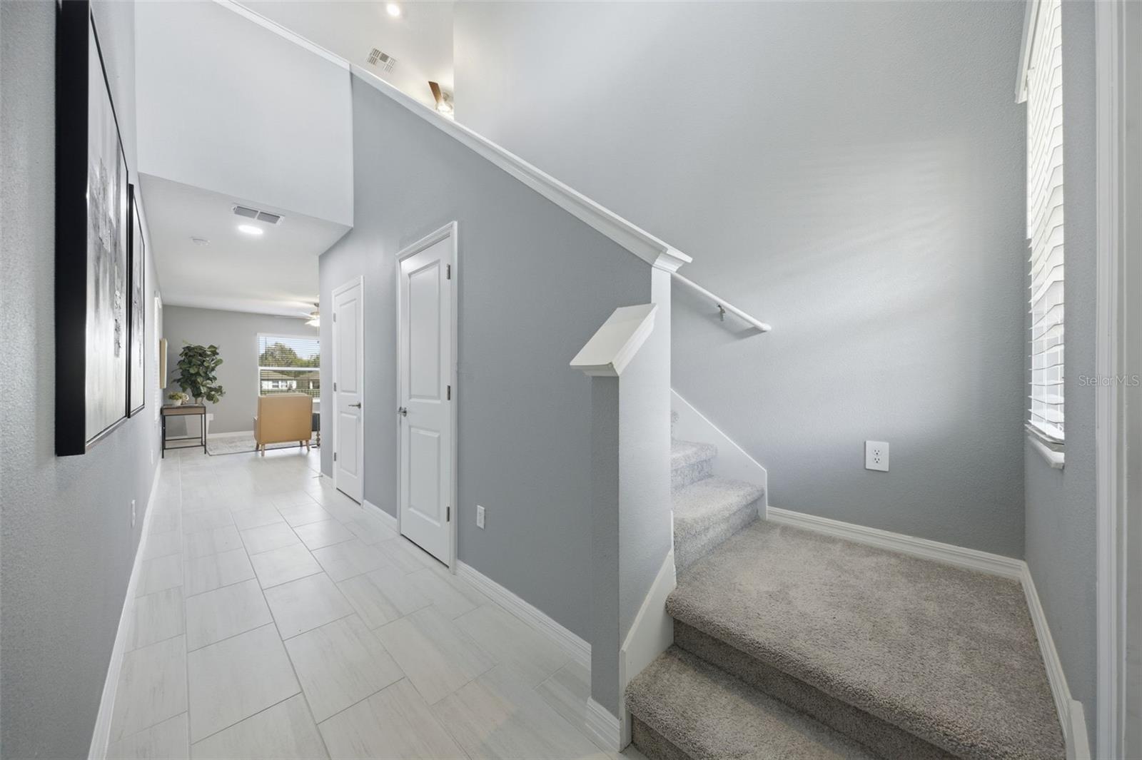 Foyer and staircase landing