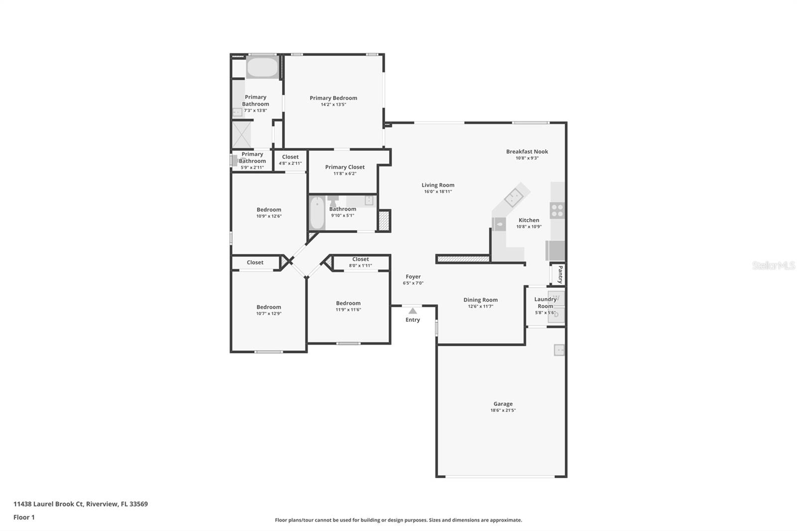 11438 LAUREL BROOK CT, RIVERVIEW, FL, 33569