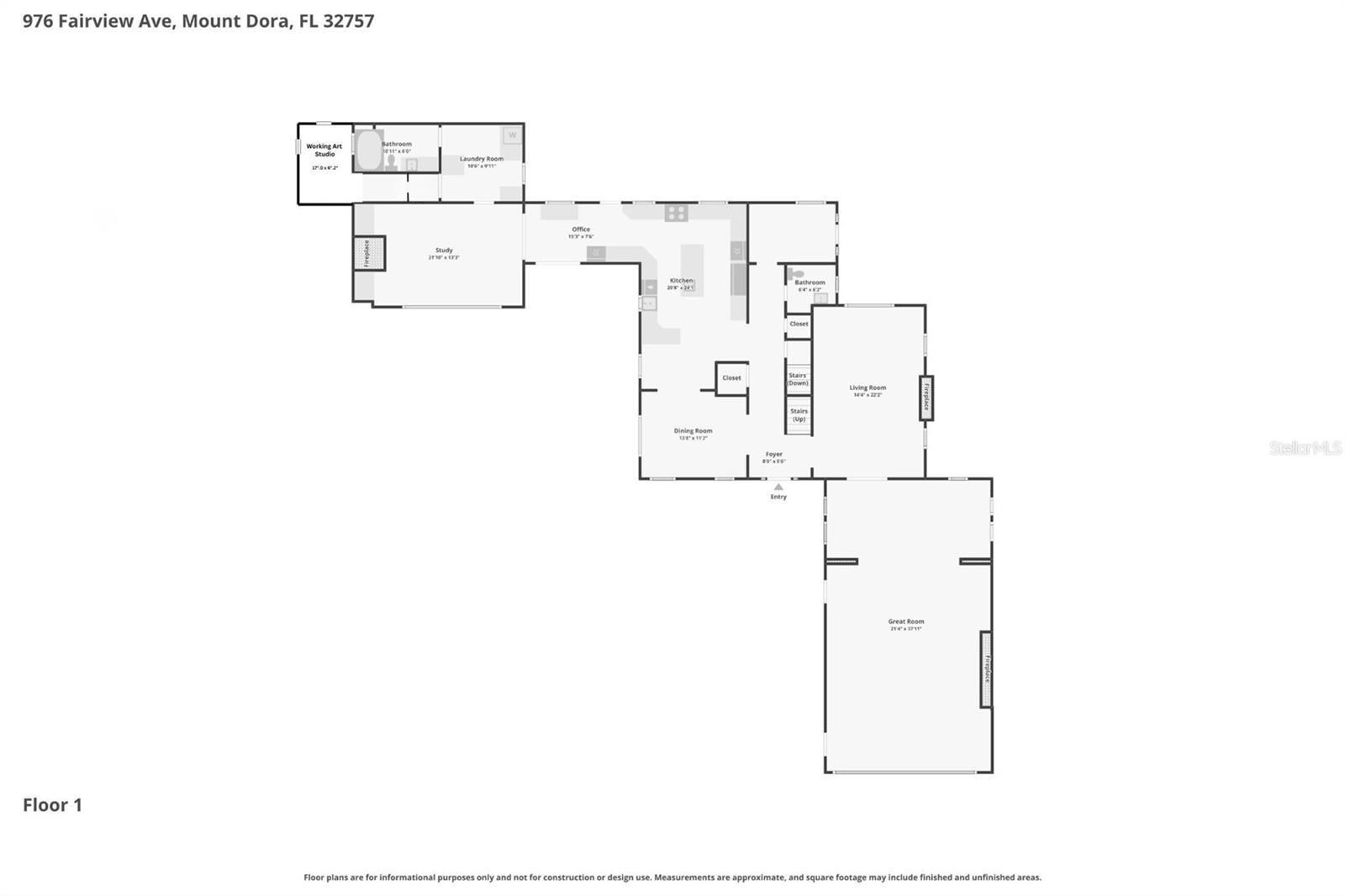 976 FAIRVIEW AVE, MOUNT DORA, FL, 32757