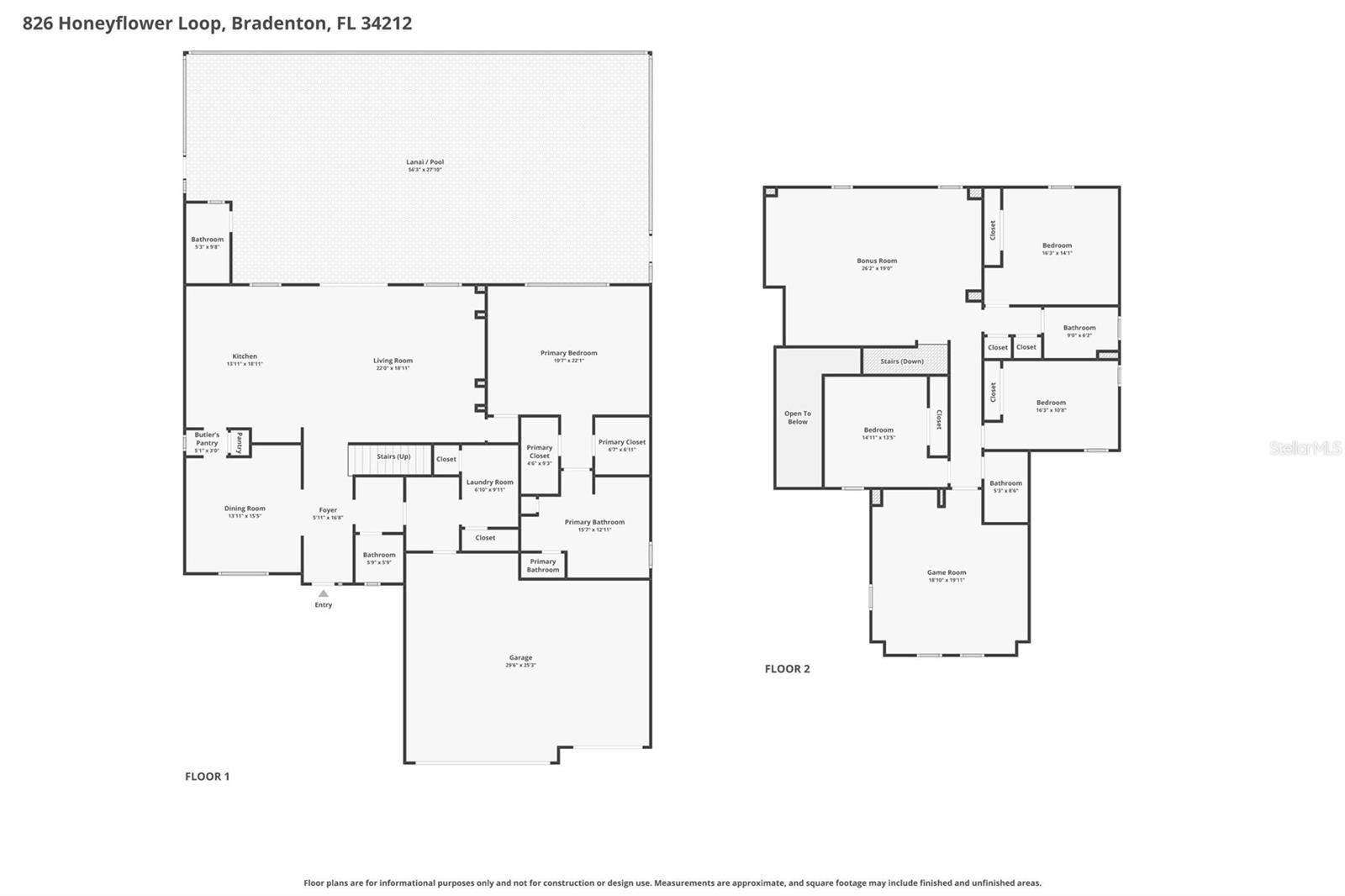 826 HONEYFLOWER LOOP, BRADENTON, FL, 34212