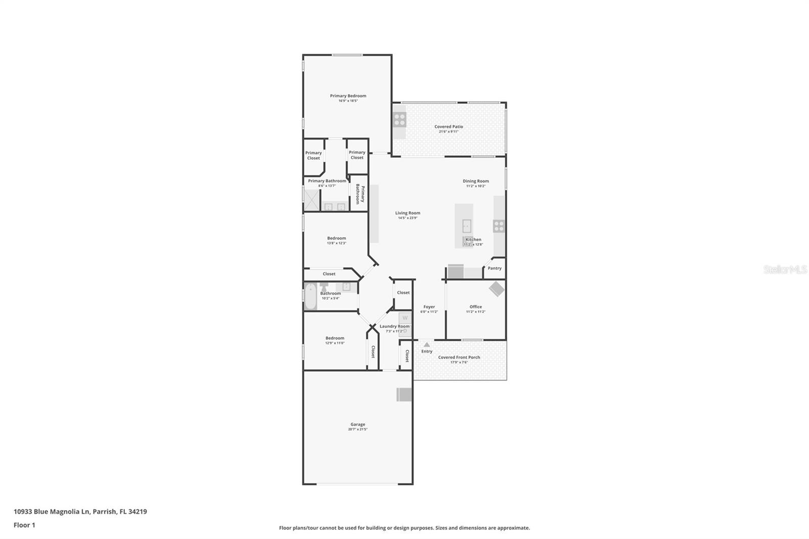 10933 BLUE MAGNOLIA LN, PARRISH, FL, 34219