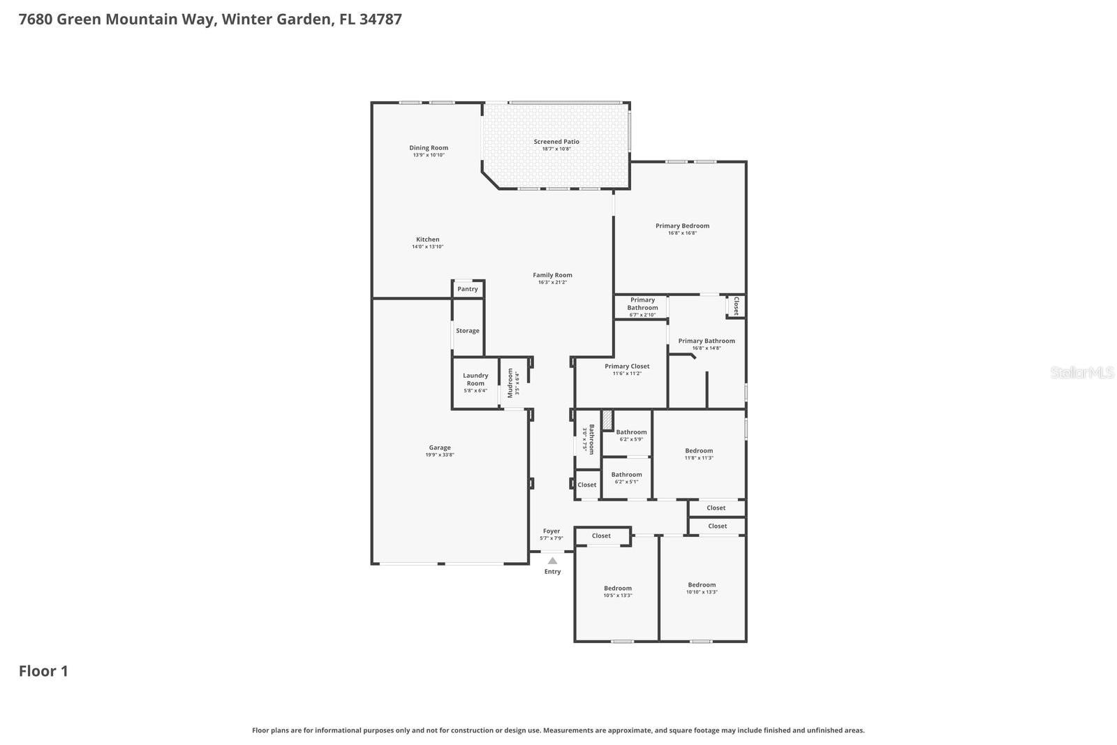 7680 GREEN MOUNTAIN WAY, WINTER GARDEN, FL, 34787