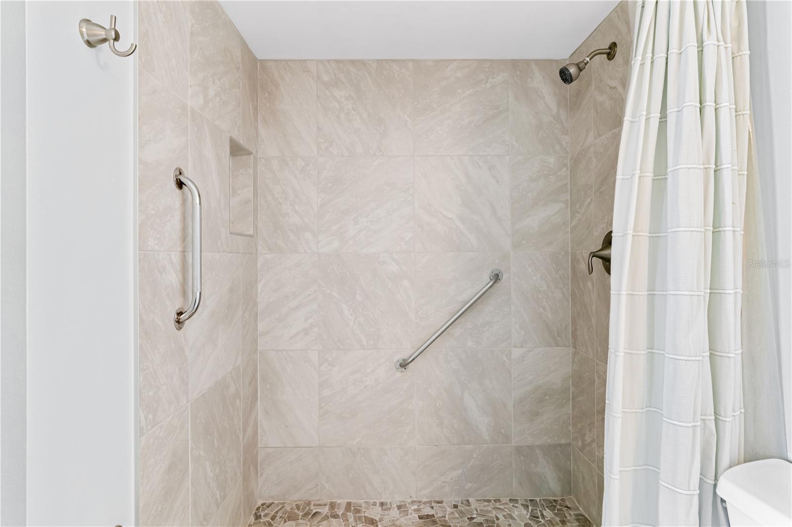 Primary Bathroom with tiled walk-in shower