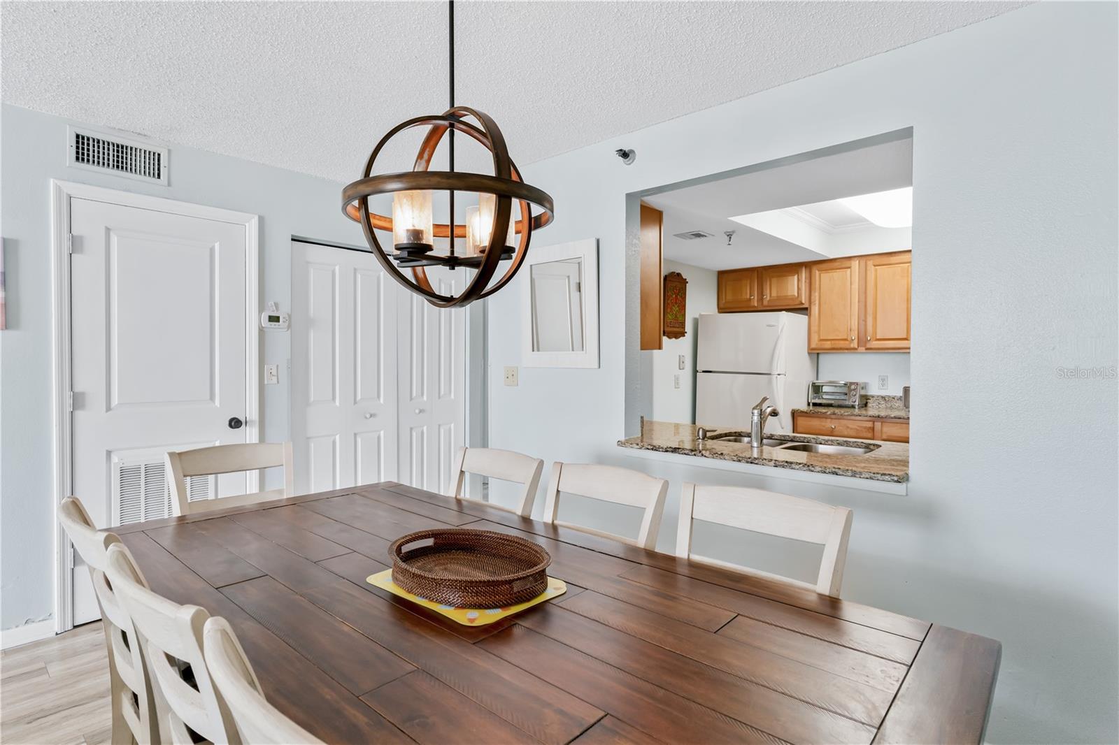 Dining Area with passthrough to kitchen