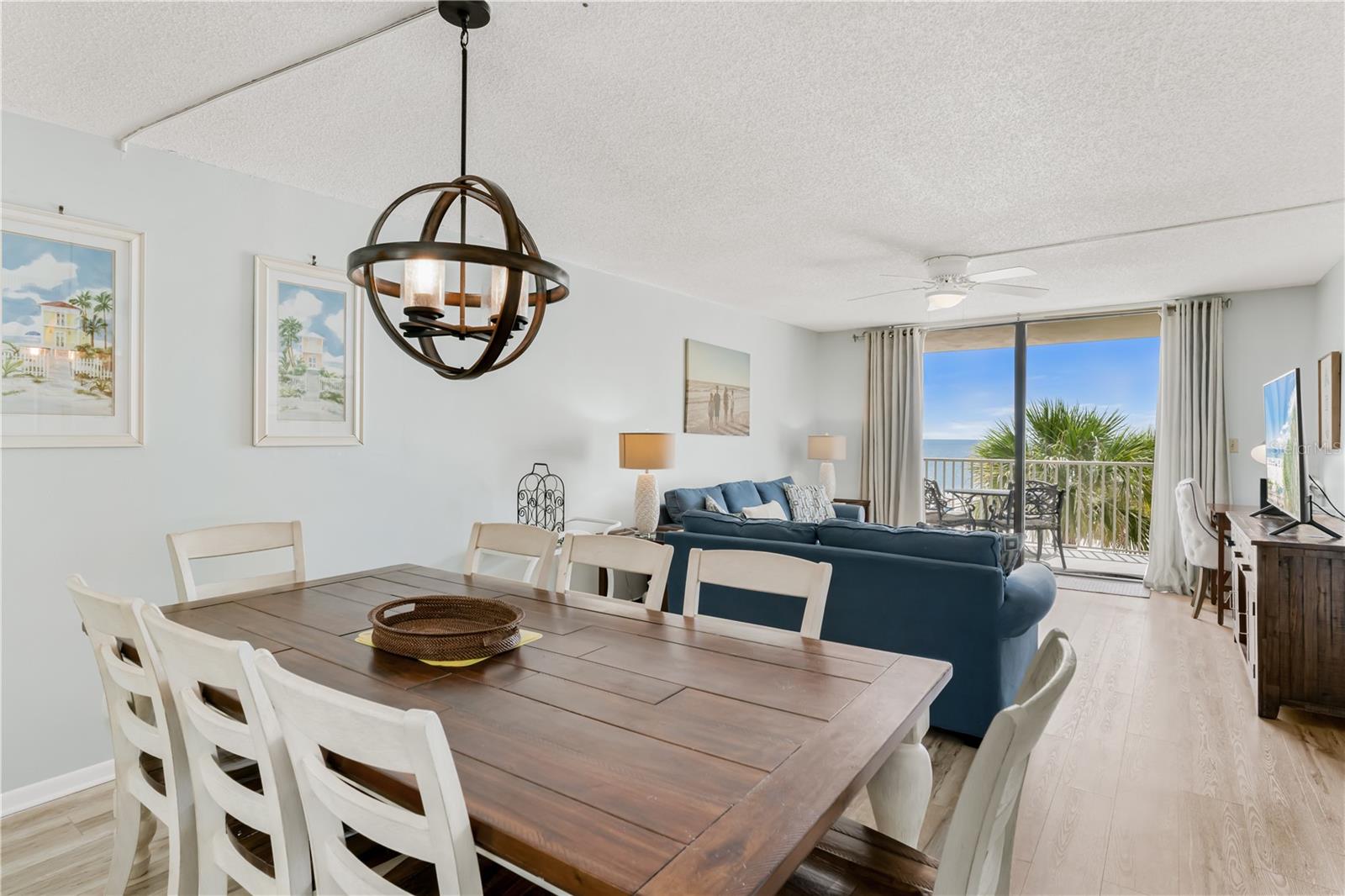 Dining Area and Living Room