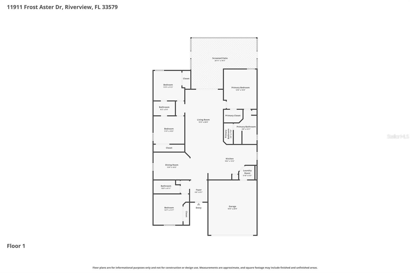 11911 FROST ASTER DR, RIVERVIEW, FL, 33579