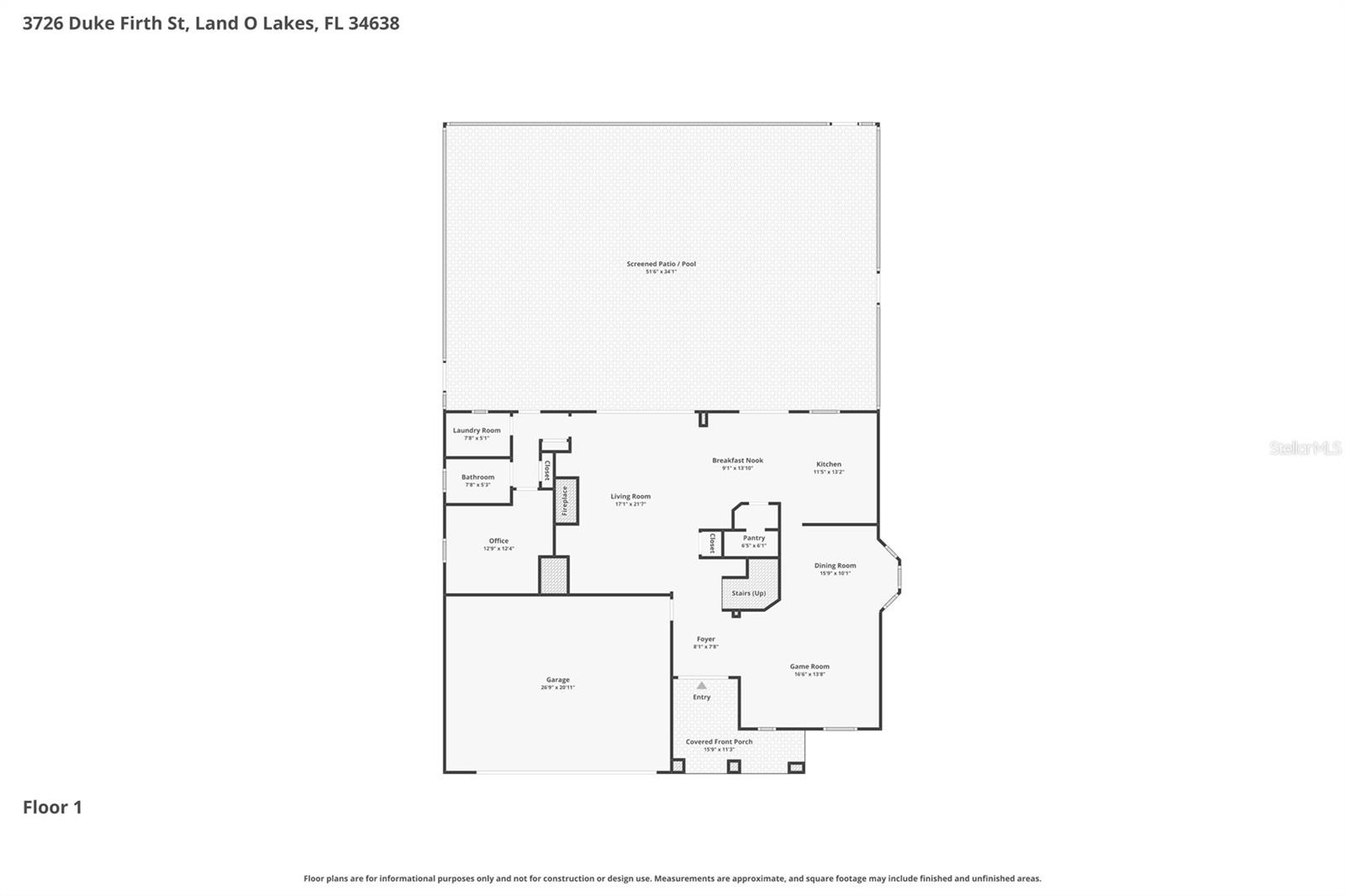 3726 DUKE FIRTH ST, LAND O LAKES, FL, 34638