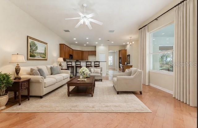 Family Room with an abundance of Natural Light