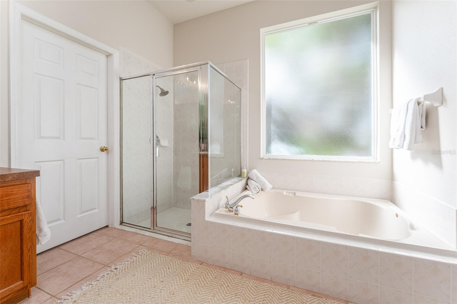Separate Shower/ Tub