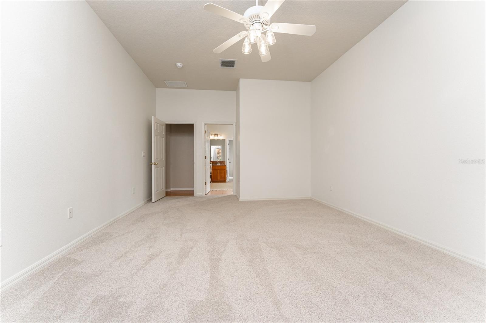 Primary Bedroom Brand New Carpet