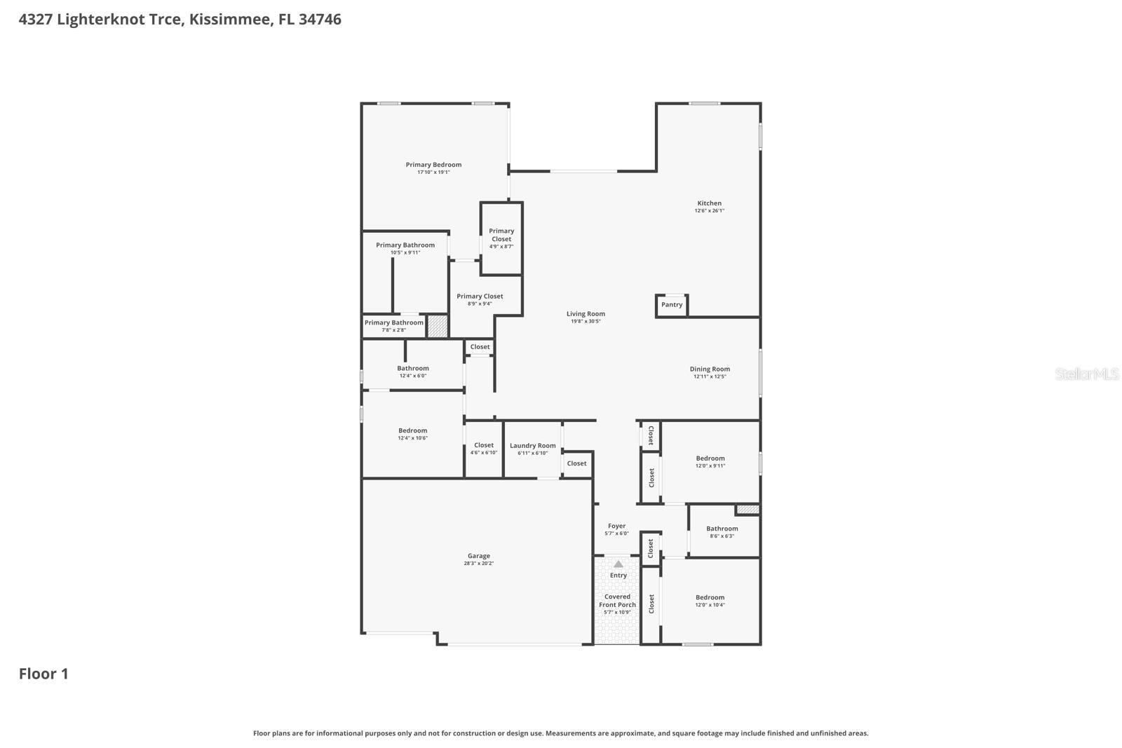 4327 LIGHTERKNOT TRCE, KISSIMMEE, FL, 34746