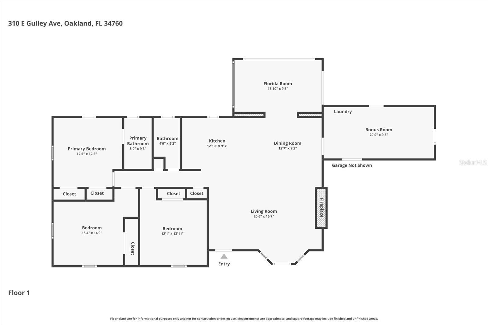 310 E GULLEY AVE, OAKLAND, FL, 34760