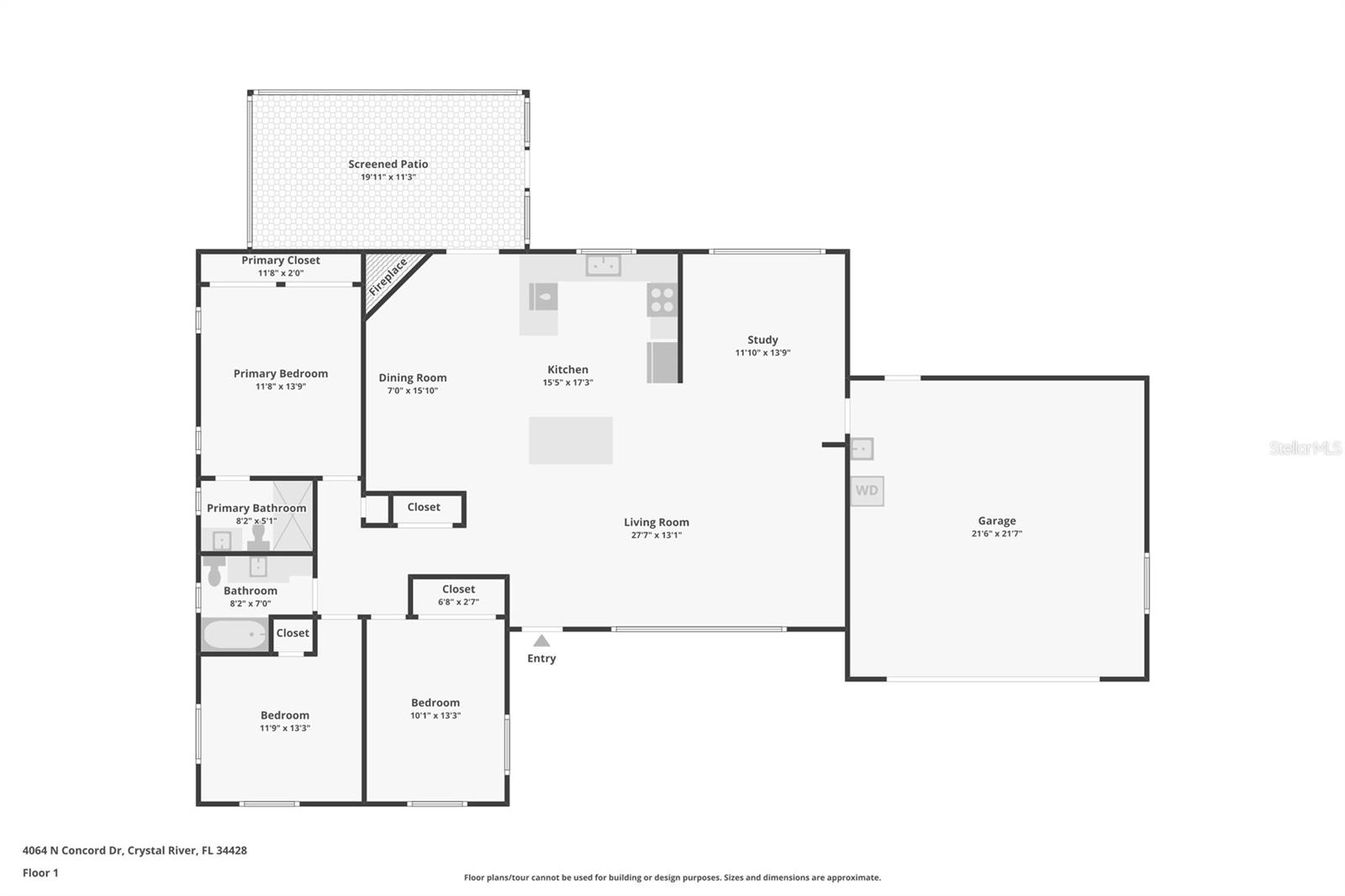 4064 N CONCORD DR, CRYSTAL RIVER, FL, 34428