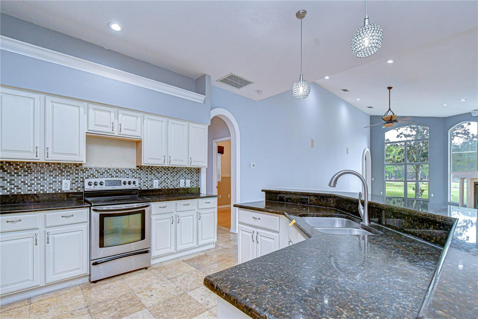 Kitchen Open to Family room