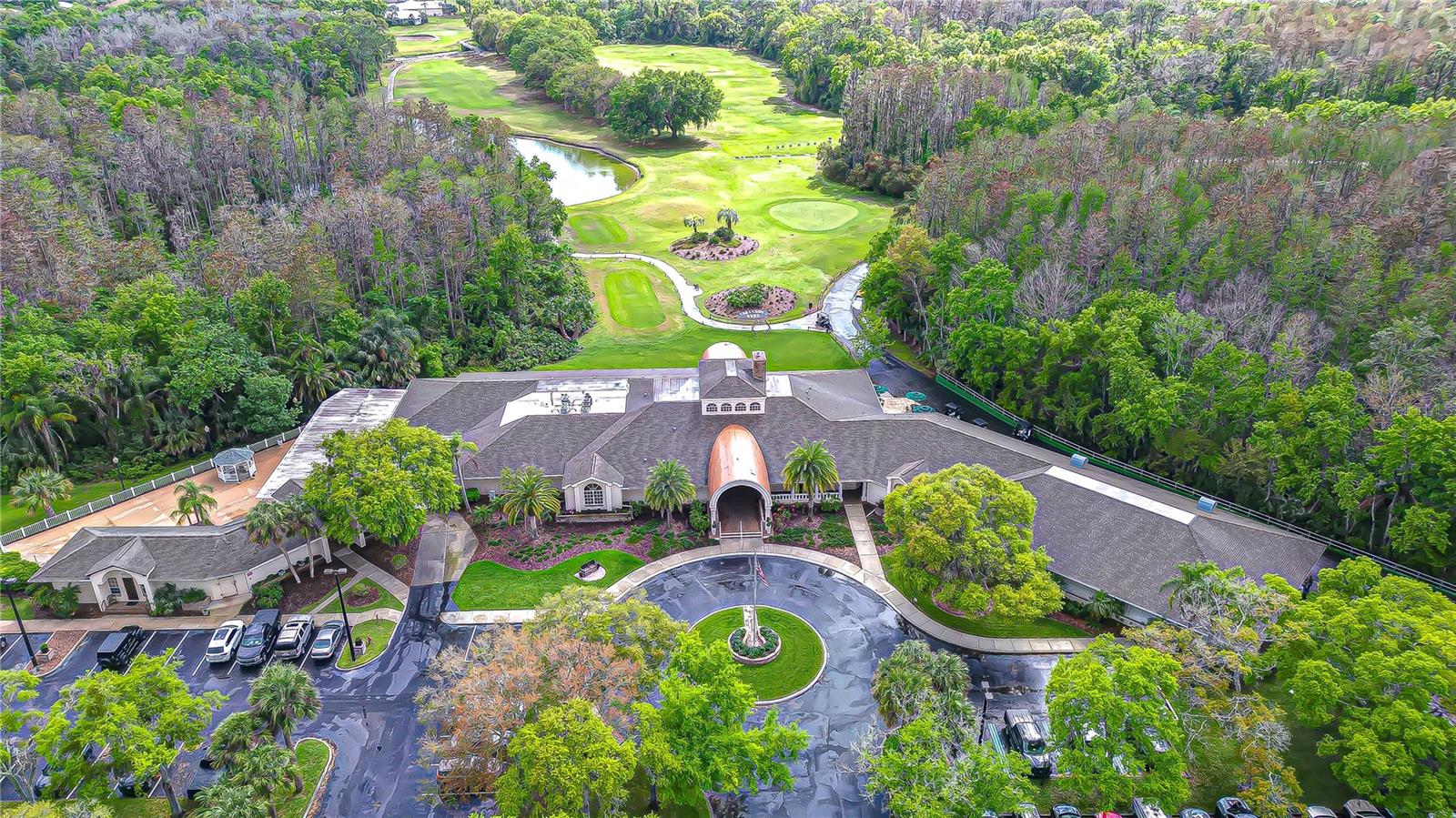 Club house and course views