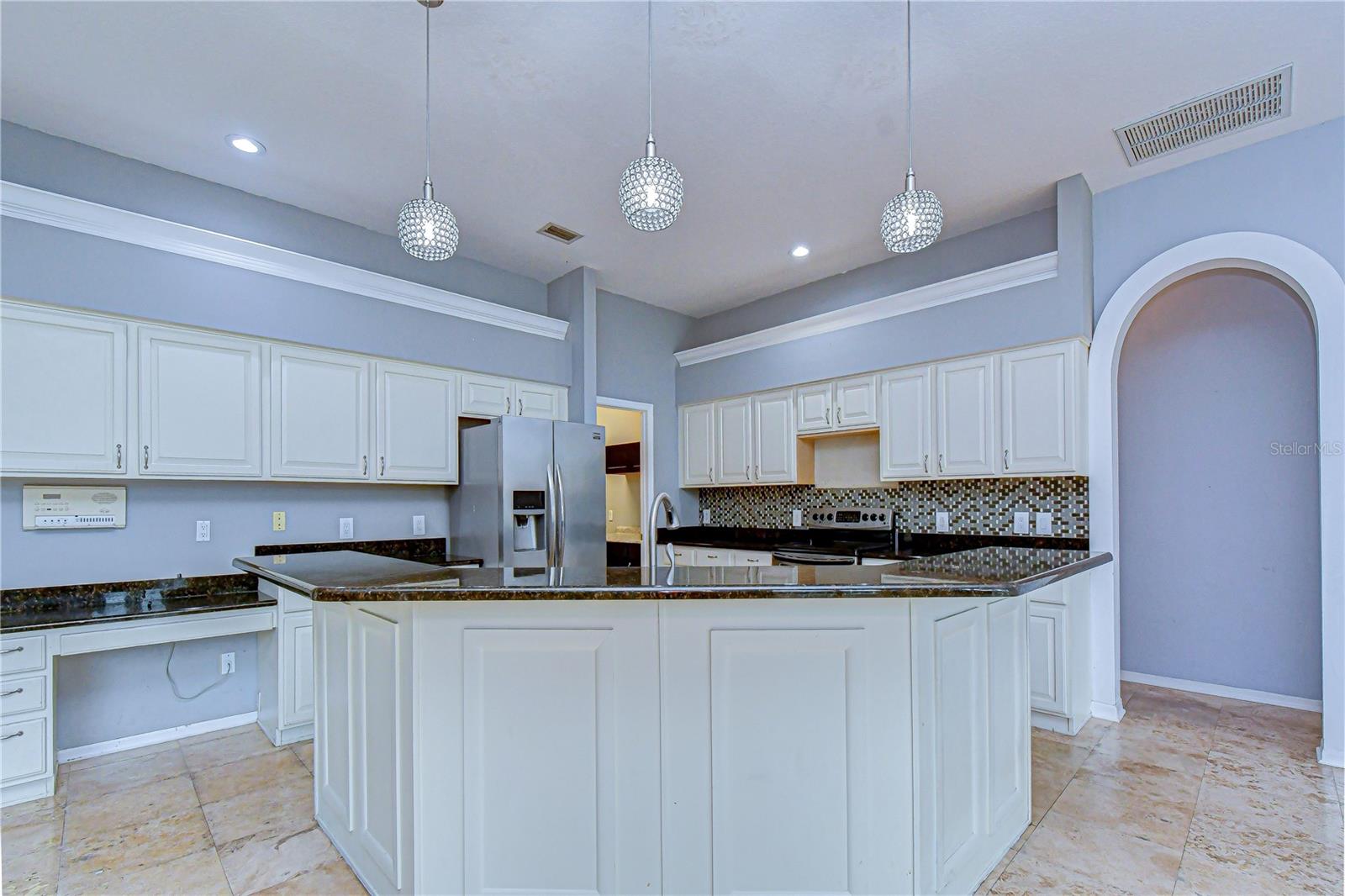 Kitchen Island granite counters