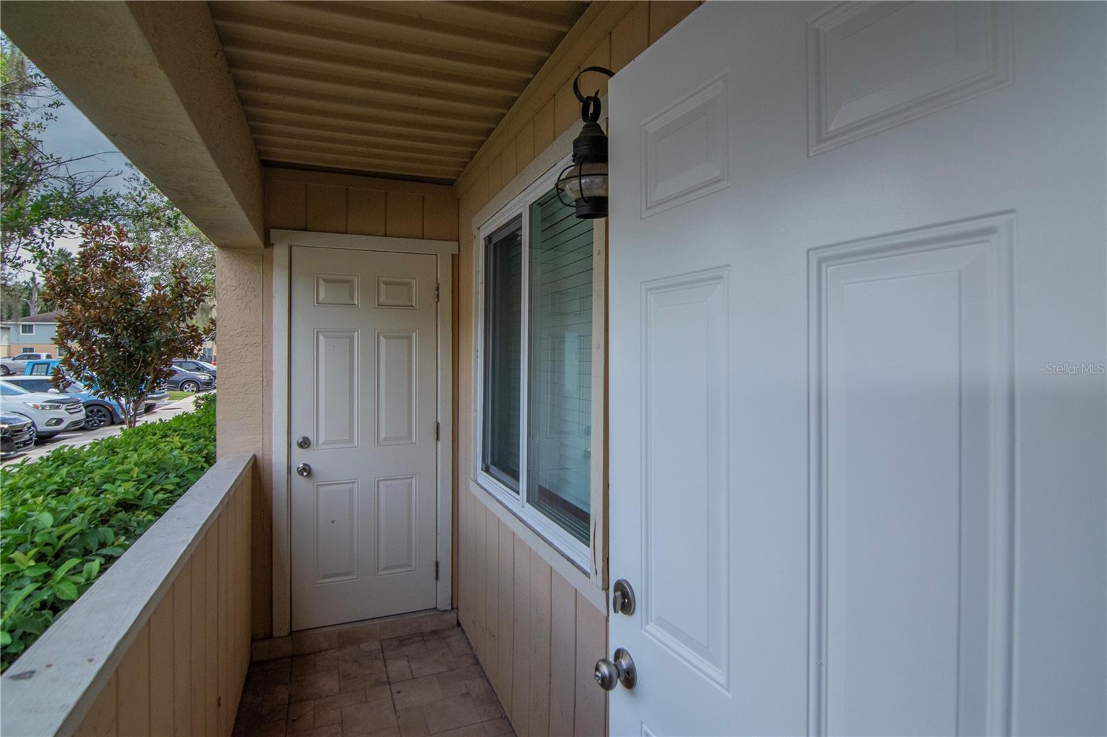 Covered Patio and Storage Closet